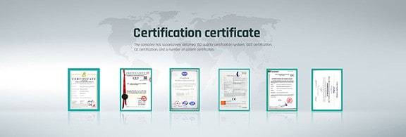 Certification certificate Certification certificate